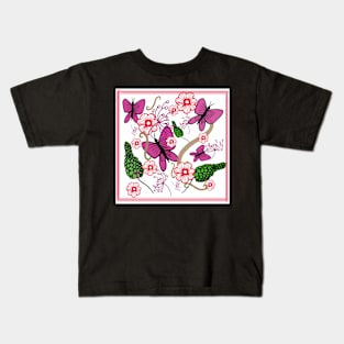 butterfly garden Kids T-Shirt